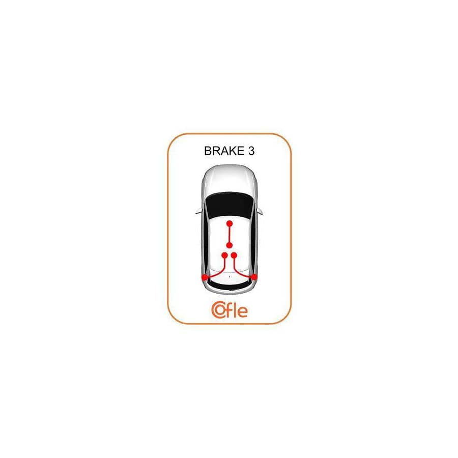 Cofle 17.2607 Hand Brake Cable
