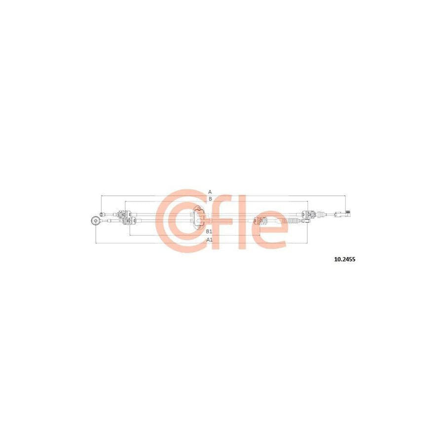 Cofle 92.10.2455 Cable, Manual Transmission