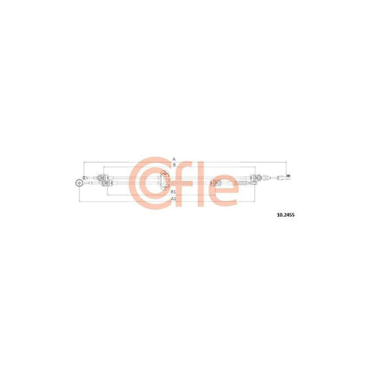 Cofle 92.10.2455 Cable, Manual Transmission