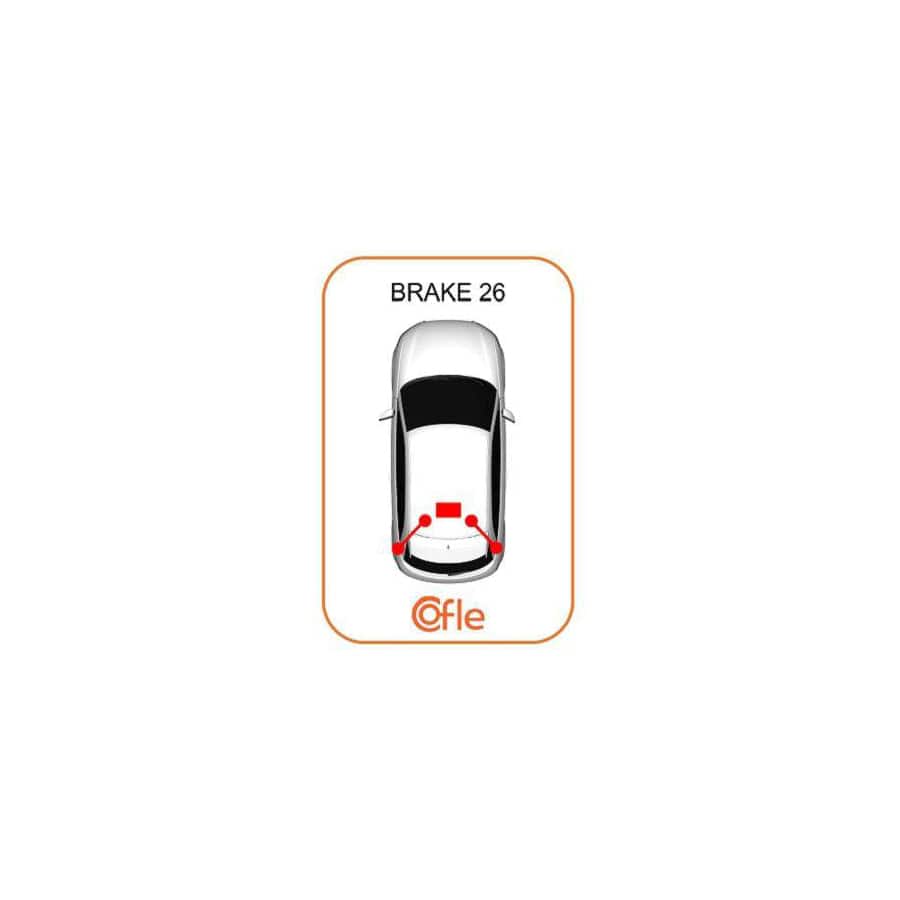 Cofle 92.10.4270 Hand Brake Cable