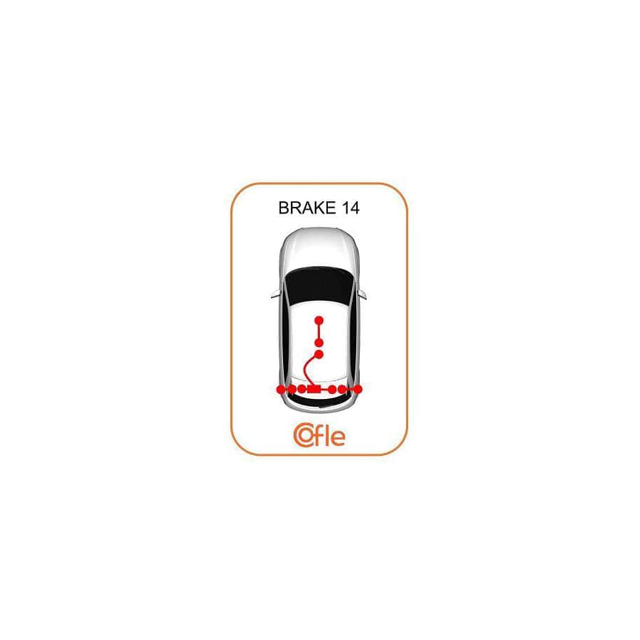 Cofle 92.11.5758 Hand Brake Cable