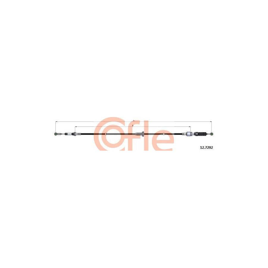 Cofle 92.12.7292 Cable, Manual Transmission for Iveco Daily