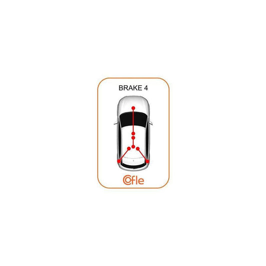 Cofle 92.20.160B081 Hand Brake Cable for Chrysler Voyager IV (Rg, Rs)