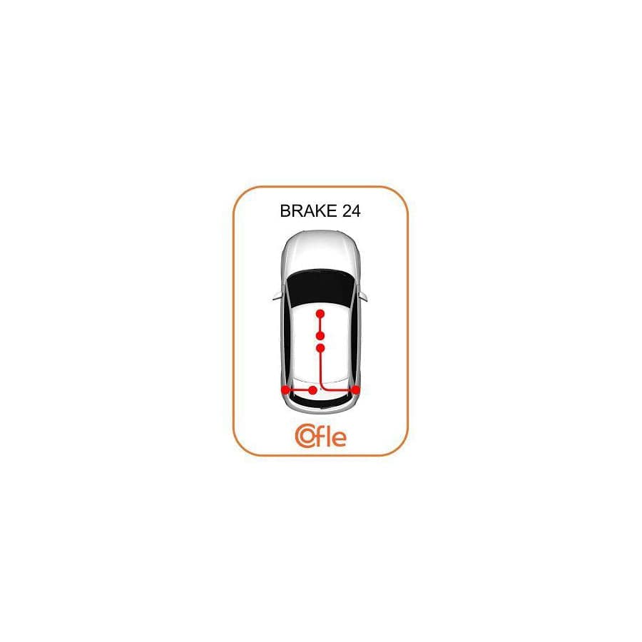 Cofle 92.491.13 Hand Brake Cable for Fiat Multipla (186)