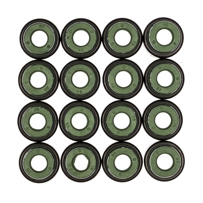 COMETIC 3215V-16 .265" X .500" X .555" X .638" METAL JACKET VALVE STEM SEAL, GREEN, 16 PACK
