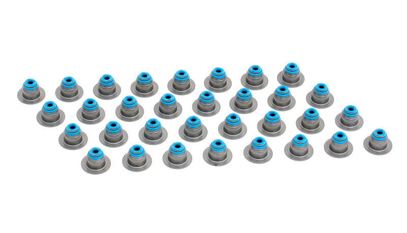 COMETIC 3268V-32 .195"X.414"X.654"X.665" TOP HAT VITON METAL JACKET VALVE STEM SEAL, SET OF 32