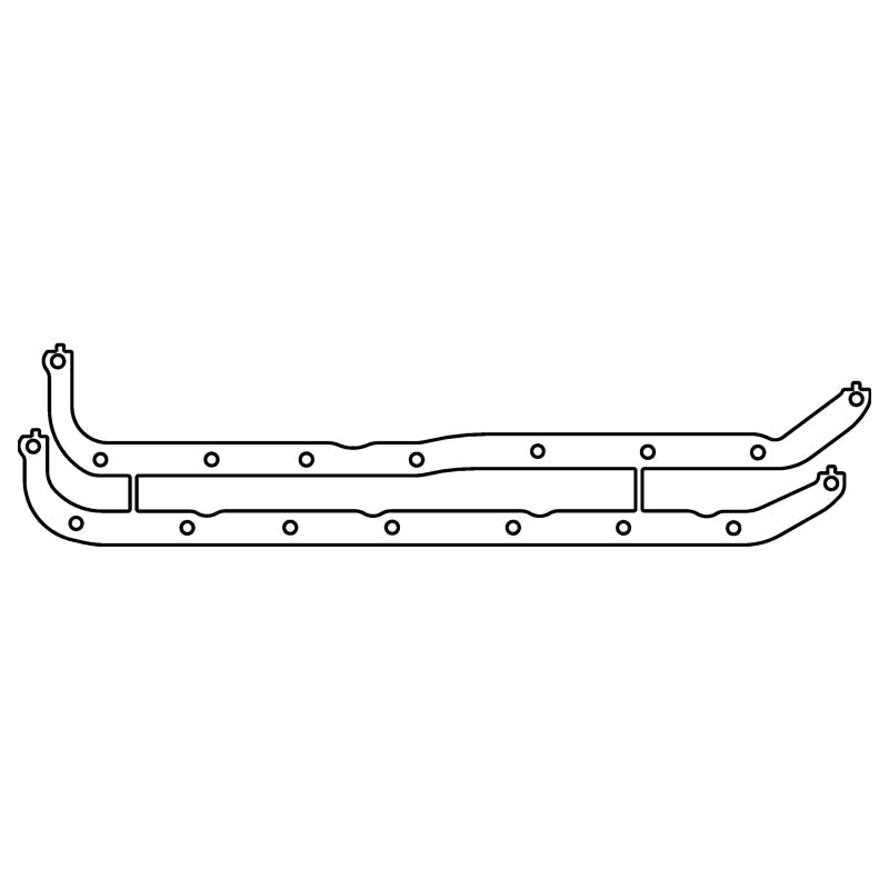 COMETIC C14100-060 COSWORTH BD SERIES, FVA/FVC; LOTUS TWIN CAM .060" FIBER OIL PAN RAILS KIT