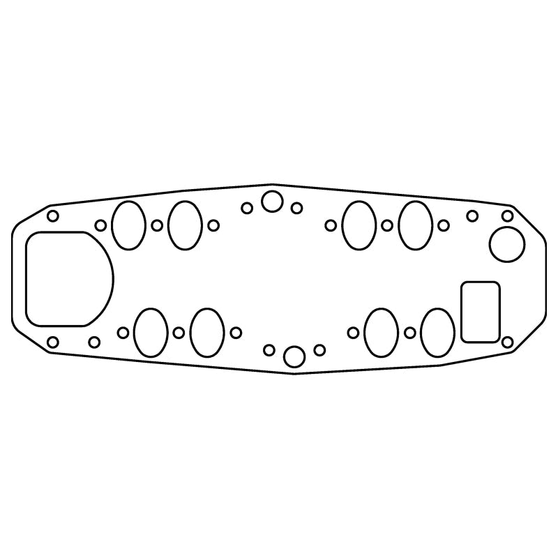 COMETIC C15121 FORD 8BA/8CM FLATHEAD V8 .060" KF INTAKE MANIFOLD GASKET, 1948-1953