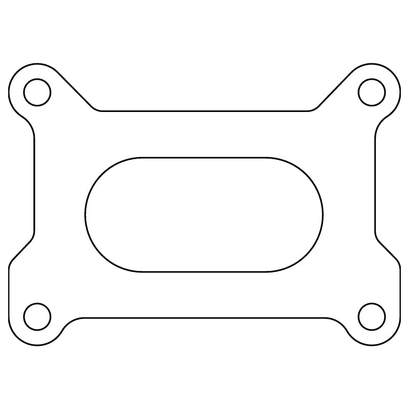 COMETIC C15184 HOLLEY 2 BARREL 500 CFM .039" FIBER CARBURETOR GASKET, 3.640" X 1.750", OPEN PLENUM