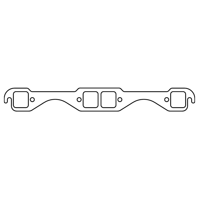 COMETIC C15189C CHEVROLET GEN-1 SMALL BLOCK V8 .043" COPPER EXHAUST MANIFOLD GASKET SET, 1.550" X 1.450" SQUARE PORTS