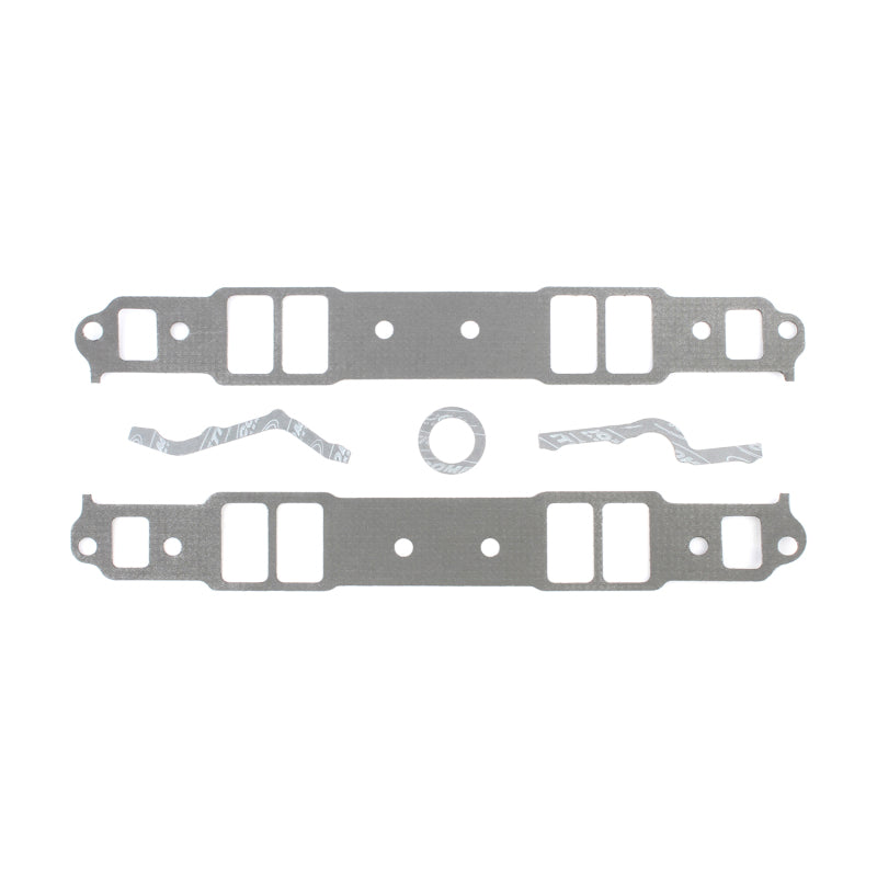 COMETIC C15204 CHEVROLET GEN-1 SMALL BLOCK V8 .060" HTS INTAKE MANIFOLD GASKET KIT, 2.130" X 1.250" PORT, WITH BLOCKED EXHAUS