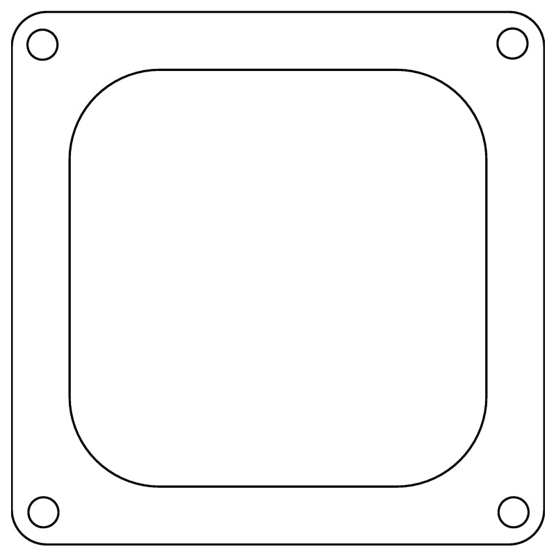 COMETIC C15238 HOLLEY 4500 DOMINATOR .047" FIBER CARBURETOR GASKET, 4.775" X 4.775", OPEN PLENUM