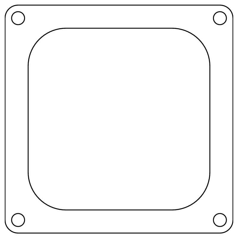 COMETIC C15238FC HOLLEY 4500 DOMINATOR .060" FIBER CARBURETOR GASKET, 4.775" X 4.775", OPEN PLENUM