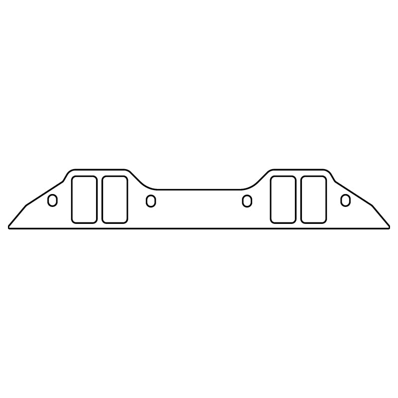 COMETIC C15326FC CHRYSLER BIG BLOCK B/RB V8 .060" FIBER INTAKE MANIFOLD GASKET SET, 2.260" X 1.210" RECTANGULAR PORTS