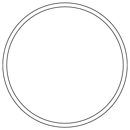 COMETIC C15349 HOLLEY 4500 DOMINATOR .060" FIBER AIR CLEANER MOUNTING GASKET, 7.3125" DIAMETER