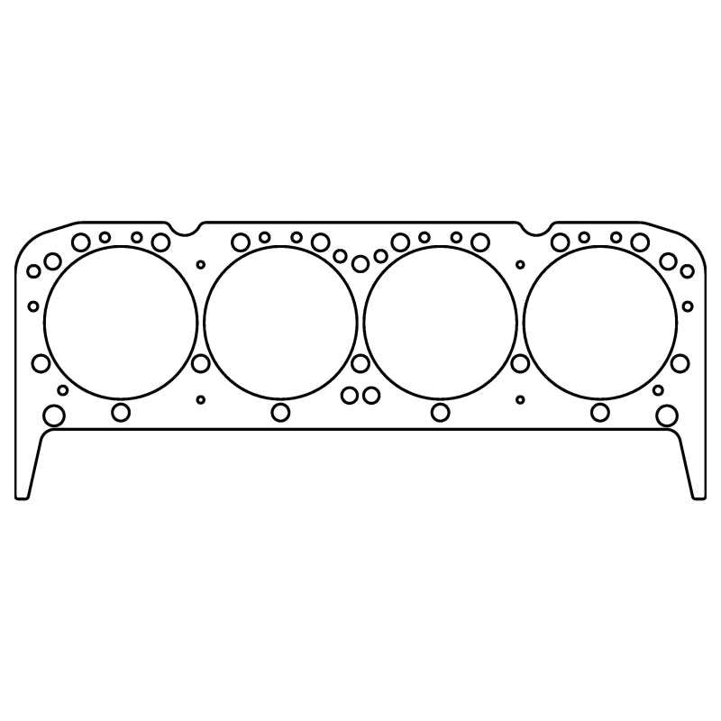 COMETIC C15412-043 HEAD GASKET .043" COPPER NO STEAM HOLES GM SB 18/23 DEG 4.200" BORE