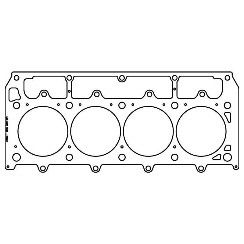 COMETIC C15502-040 GM LSX GEN-4 SMALL BLOCK V8 .040" MLX CYLINDER HEAD GASKET, 4.165" BORE, 1/2" AND 3/8" STUDS, LHS