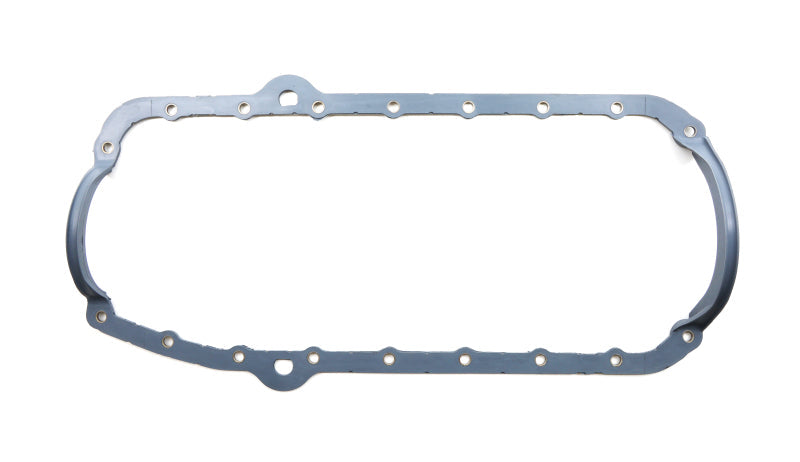 COMETIC C15546 CHEVROLET GEN-1 SMALL BLOCK V8 ONE PIECE MOLDED RUBBER OIL PAN GASKET, DUAL DIPSTICK, STROKER CLEARANCE, 1955-