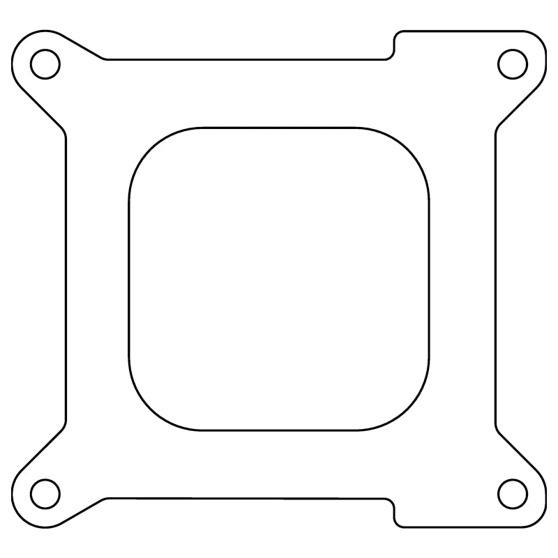 COMETIC C15616 NASCAR 4 BARREL .047" FIBER CARBURETOR/THROTTLE BODY MOUNTING GASKET, OPEN PLENUM