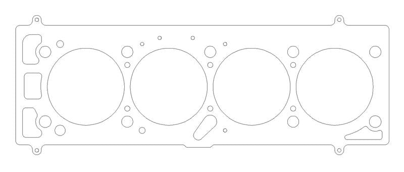 COMETIC C4542-086 HEAD GASKET .086" MLS-5 76-85 PORSCHE 924/924 TURBO 88MM