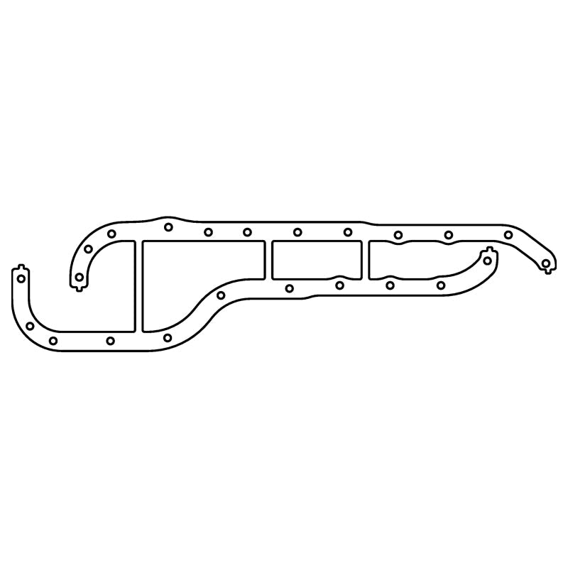 COMETIC C4640 FORD EAO; COSWORTH YB .060" AFM OIL PAN GASKET, PAN RAILS ONLY