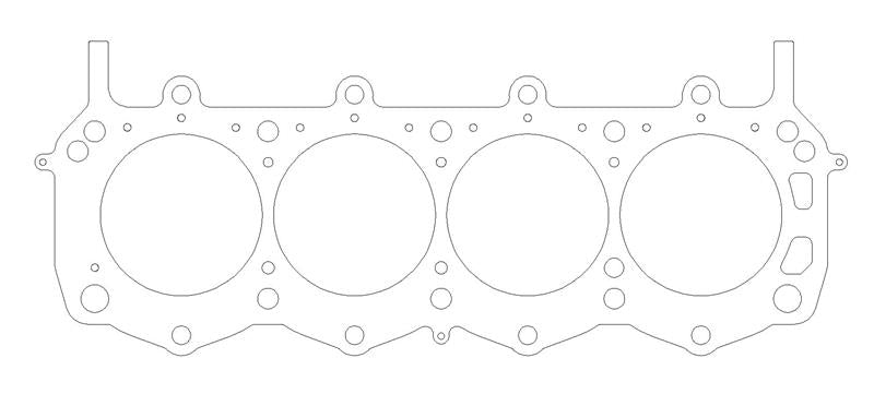 COMETIC C5134-030 HEAD GASKET .030" MLS 6 BOLT 10 DEG HEADS FORD MAN-O-WAR 4.155" BORE