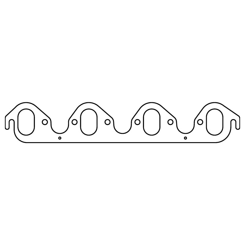 COMETIC C5156 FORD 385 SERIES .043" COPPER EXHAUST MANIFOLD GASKET SET, 2.080" X 1.250" OVAL PORTS