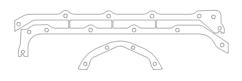 COMETIC C5176-094 PONTIAC 350/400/428/455 V8 .094" FIBER OIL PAN GASKET KIT