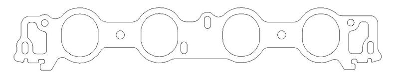 COMETIC C5206-060 FORD 385 SERIES V8 .060" FIBER INTAKE MANIFOLD GASKET, 2.240" X 2.260" OVAL PORTS