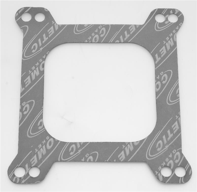 COMETIC C5263 HOLLEY 4 BARREL 4150 STYLE .047" FIBER CARBURETOR GASKET, 3.770" X 3.880", OPEN PLENUM