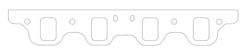 COMETIC C5268-047 FORD 302/351W WINDSOR V8 .047" FIBER INTAKE MANIFOLD GASKET SET, 1.350" X 2.000" PORT, SVO, FITS FORD/ROUSH