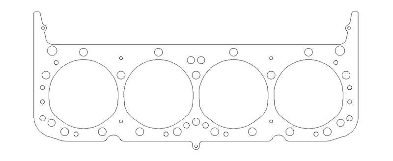 COMETIC C5269-066 HEAD GASKET .066" MLS VALVE POCKETED BORES CHEVY SM BLOCK 4.060" BORE