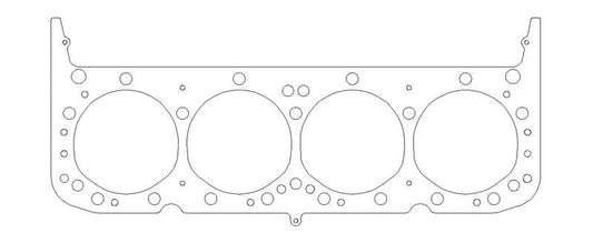 COMETIC C5269-077 HEAD GASKET .077" MLS VALVE POCKETED BORES CHEVY SM BLOCK 4.060" BORE
