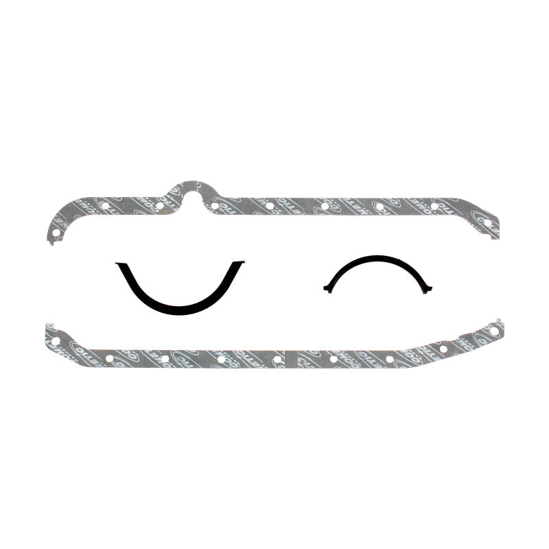 COMETIC C5294-NDS CHEVROLET GEN-1 SMALL BLOCK V8 OIL PAN GASKET KIT, NO DIPSTICK HOLE, THICK FRONT SEAL