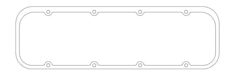 COMETIC C5390-094 CHEVROLET GEN-1 SMALL BLOCK V8 .094" FIBER VALVE COVER GASKET, SPLAYED VALVE HEAD