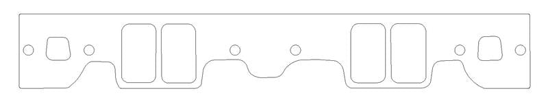 COMETIC C5414-059 CHEVROLET GEN-1 SMALL BLOCK V8 .059" CFM-20 INTAKE MANIFOLD GASKET SET, BRODIX IK 200/RR 200/DRAGON SLAYER/