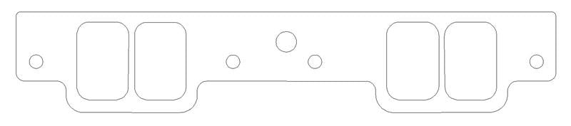 COMETIC C5423-059 CHEVROLET GEN-1 SMALL BLOCK V8 .059" CFM-20 INTAKE MANIFOLD GASKET SET, BRODIX GB 2000 HEADS