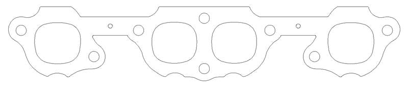 COMETIC C5552-065 GM SB2.2 SMALL BLOCK V8 .065" MLS EXHAUST MANIFOLD GASKET SET, 1.500" X 1.600" PORTS