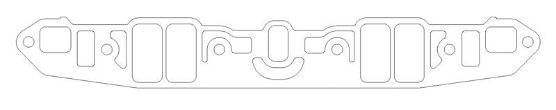 COMETIC C5624-060 CHRYSLER LA V8 .060" FIBER INTAKE MANIFOLD GASKET SET, WITH 4 BBL CARBURETOR