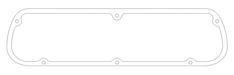COMETIC C5654-094 FORD WINDSOR .094" FIBER VALVE COVER GASKET, FORD RACING N351 SPORTSMAN CYLINDER HEAD M-6049-N351