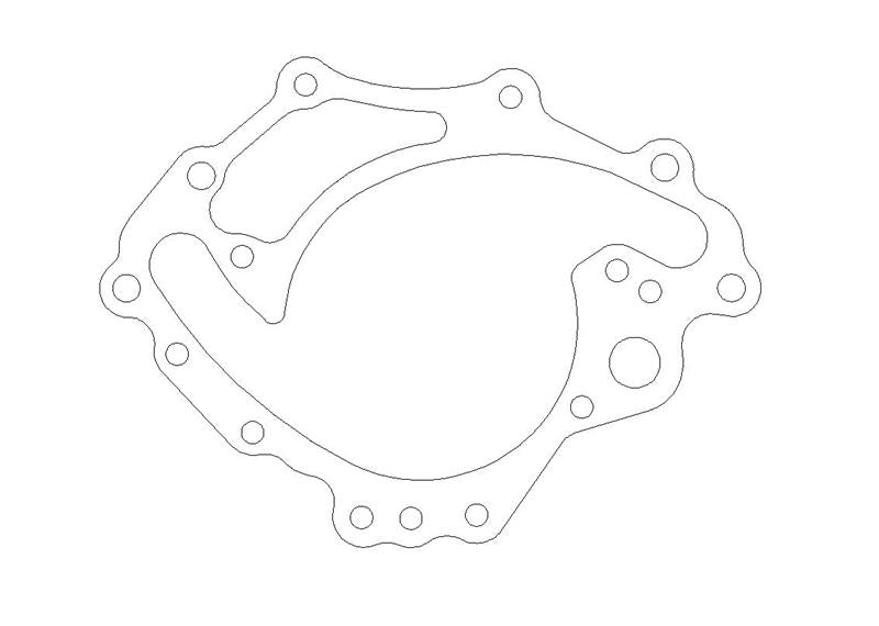COMETIC C5663-018 FORD 302/351W WINDSOR V8 .018" AFM WATER PUMP COVER PLATE GASKET, SVO
