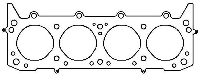 COMETIC C5669-040 HEAD GASKET .040" MLS HG W/VALVE POCKETS AMC 290 66-69/304 70-78 3.810"