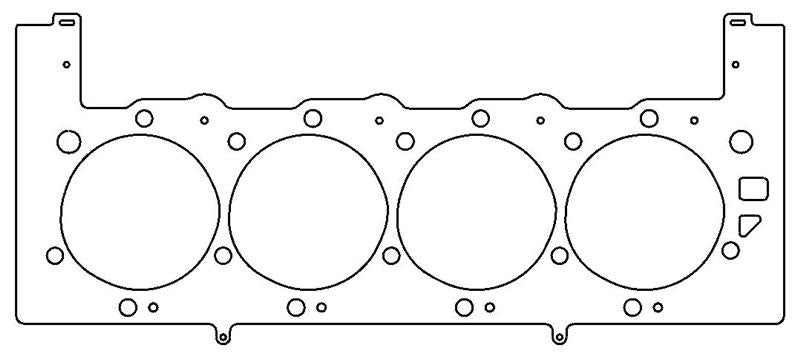 COMETIC C5766-089 HEAD GASKET .089" MLS 5 LAYER HEAD LH GM/MERCURY 8.1L 496CI 4.350"