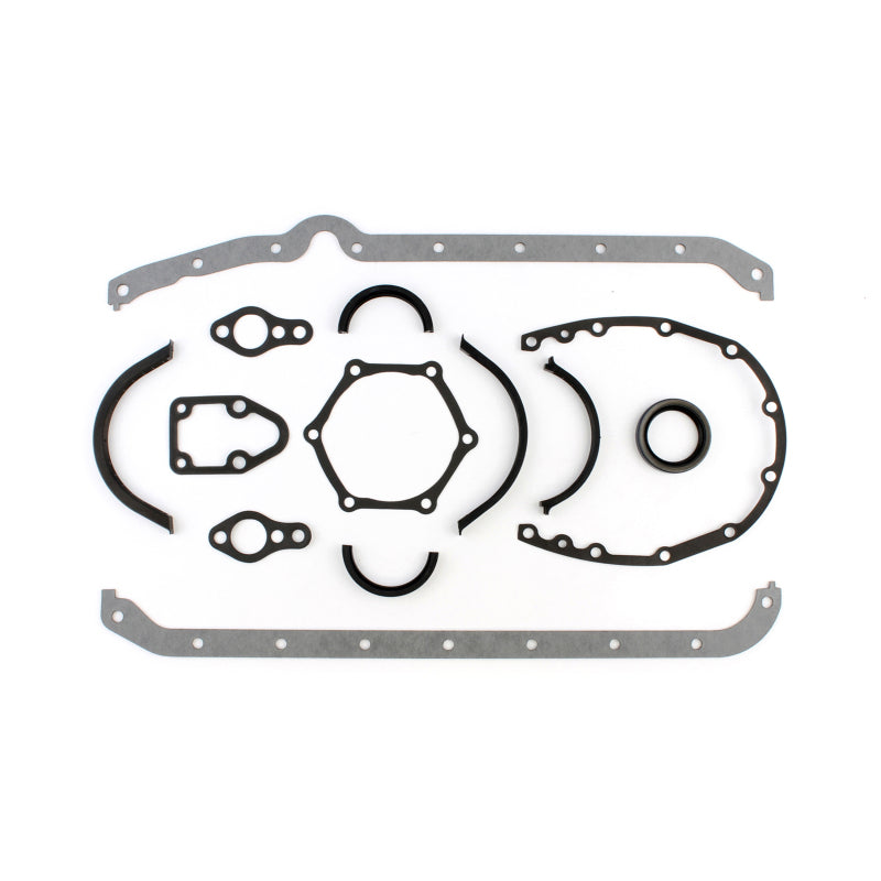COMETIC PRO1003B CHEVROLET 350/400 GEN-1 SMALL BLOCK V8 BOTTOM END GASKET KIT, 2 PIECE REAR MAIN SEAL