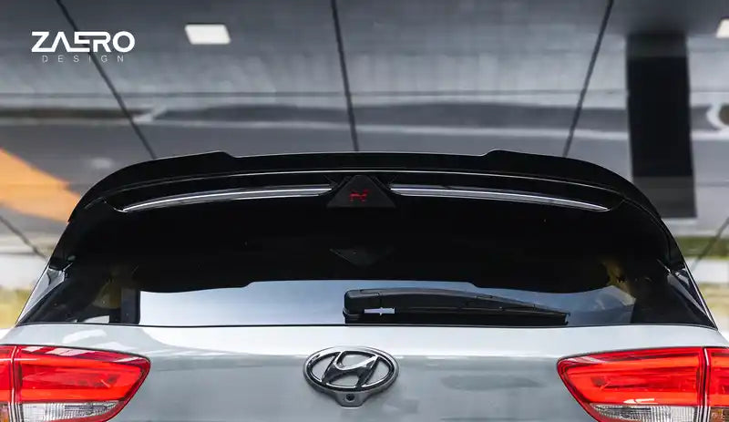 Zaero ZA-I30N-PREFL-TL-V1 HYUNDAI I30 N PRE-FACELIFT EVO-1 GLOSS BLACK REAR SPOILER