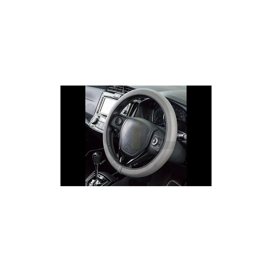 CORONA Neofit Sport FVO10163 Steering wheel cover Grey, Ø: 36-38cm, Elastomer, PU (Polyurethane), PVC