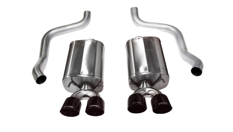 Corsa 14108BLK Axle-Back 2.5" Dual Rear Twin 3.5" Corvette C6 6.2 V8