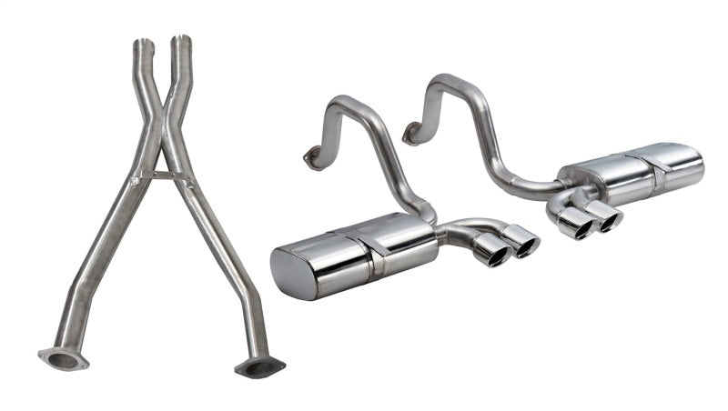 Corsa 14111CB Cat-Back 2.5" Dual Rear Twin 3.5" Corvette C5 5.7 V8