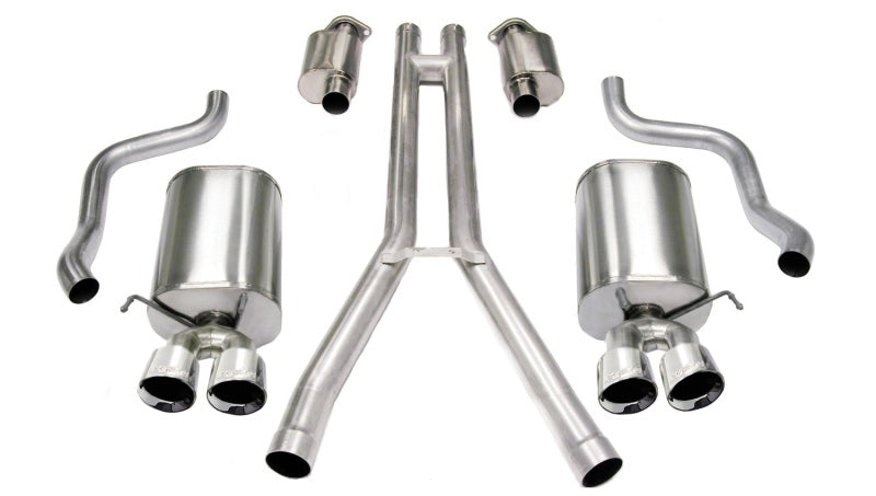 Corsa 14156 Cat-Back 2.5" Dual Rear Twin 3.5" Cadillac XLR 04-08