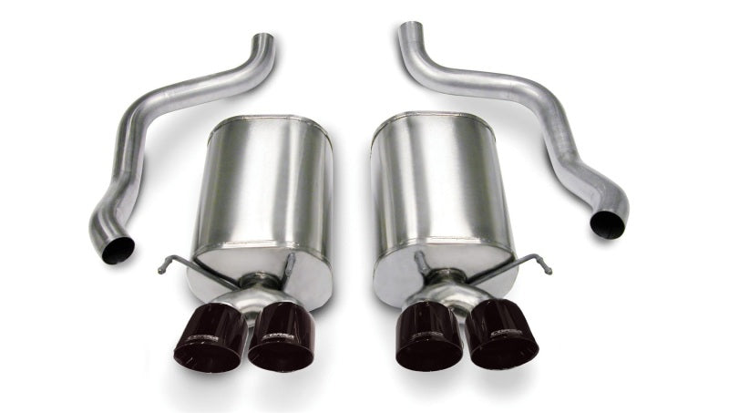 Corsa 14169BLK Axle-Back 2.5" Dual Rear Twin 3.5" Corvette C6